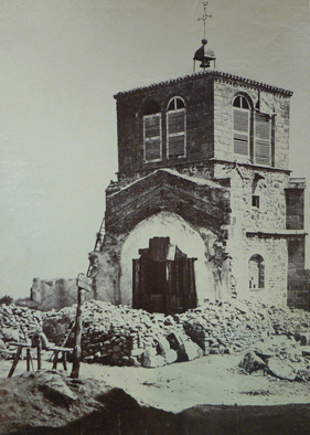 Archives de La Diana : démolition église de Marcoux