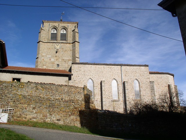 Eglise vue de l'ouest