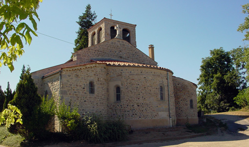 Abside de l'église dédiée à saint Martin